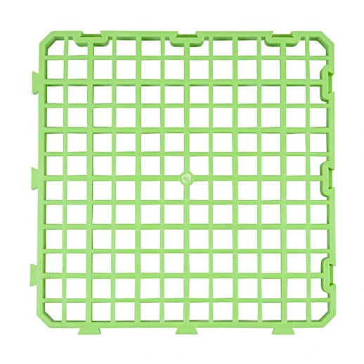 Пластиковый пол Olba для кроликов и кур 25х25 см зеленый