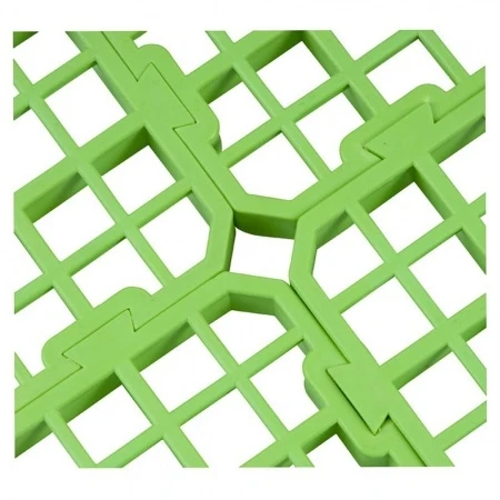 Пластиковый пол Olba для кроликов и кур 25х25 см зеленый