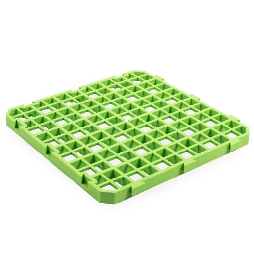 Пластиковый пол Olba для кроликов и кур 25х25 см зеленый