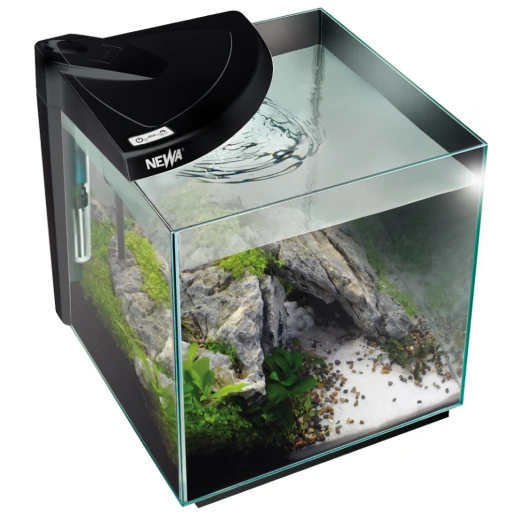 Аквариум Newa More NMO 30 Daylight LED 28 л с фильтром, нагревателем и освещением рассвет-закат, черный NEW VERSION