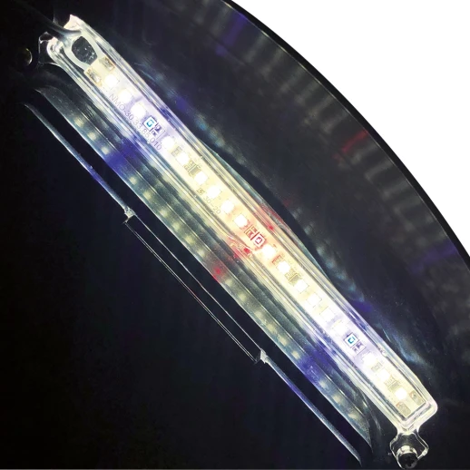 Аквариум Newa More NMO 30 Daylight LED 28 л с фильтром, нагревателем и освещением рассвет-закат, черный NEW VERSION