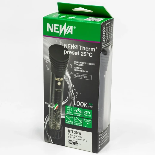 Нагреватель для воды аквариума Newa Therm Preset 25°С NTT50 220-240V 50Hz 50W 20-50 л