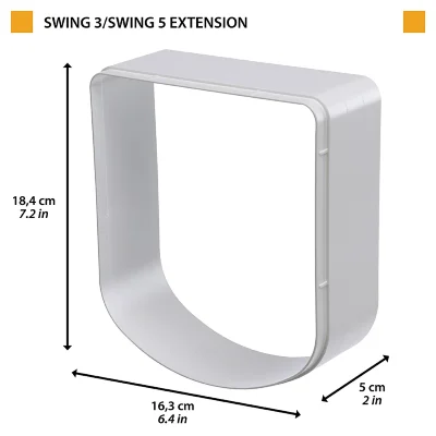 Туннель для двери Ferplast SWING 3/5 серый