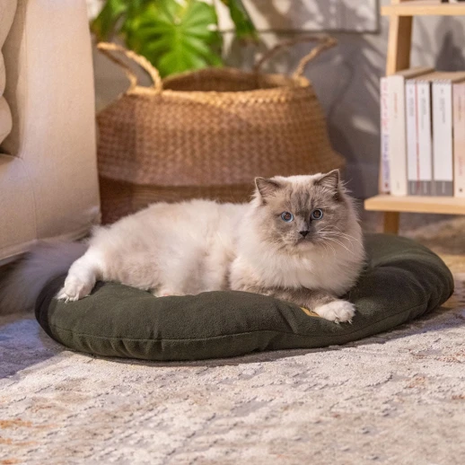 Подушка Ferplast RELAX 55/4 Microfleece темно-зеленая