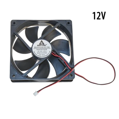 Осевой вентилятор корпусной 120х120х25мм 12Вольт