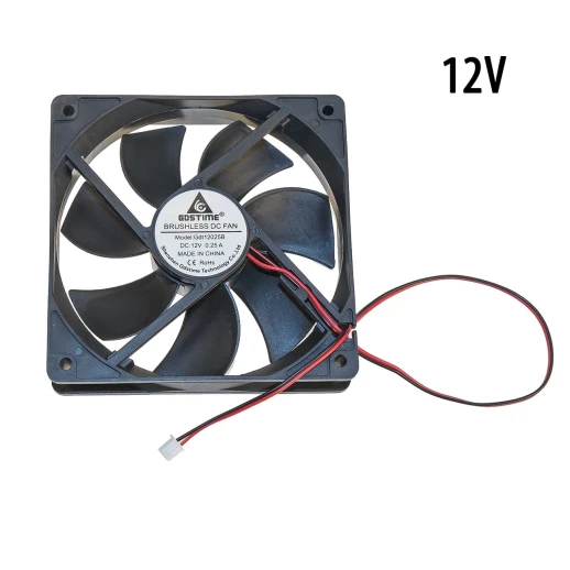 Осевой вентилятор корпусной 120х120х25мм 12Вольт