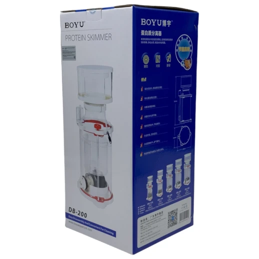 Скиммер протеиновый Boyu DB-200 35W 1200 л/ч для морского аквариума