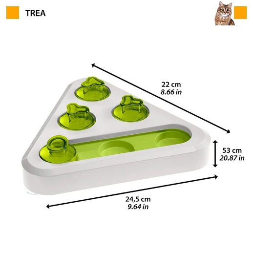 Интерактивная игрушка-Кормушка Ferplast TREA для кошек и собак пластик