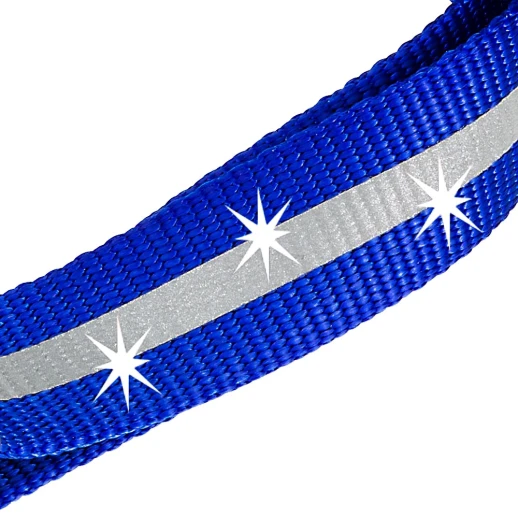 Ошейник Ferplast CLUB REFLEX C15/44 с магнитной застёжкой светоотражающий синий