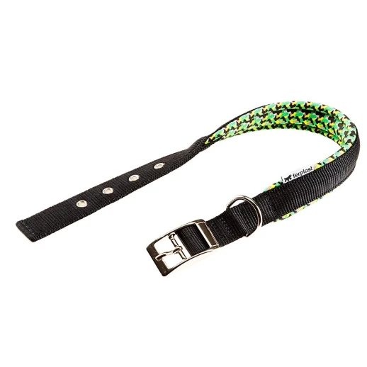 Ошейник Ferplast DAYTONA FANTASY C25/53 с мягкой подкладкой чёрный