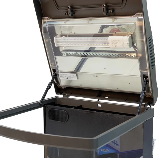 Аквариум Boyu Mini MT-508, 80 л, с фильтром, 2 LED лампы, серый