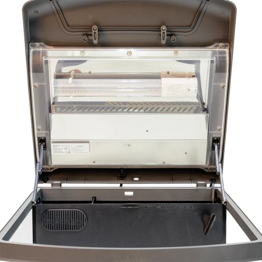 Аквариум Boyu Mini MT-508, 80 л, с фильтром, 2 LED лампы, серый