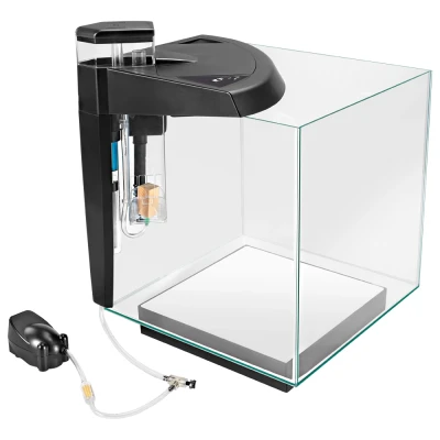 Аквариум Newa More reef NMO 50R Daylight LED, 45 л, с фильтром, скиммером, нагревателем и освещением рассвет-закат, черный NEW VERSION