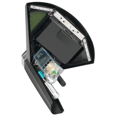 Аквариум Newa More reef NMO 50R Daylight LED, 45 л, с фильтром, скиммером, нагревателем и освещением рассвет-закат, черный NEW VERSION