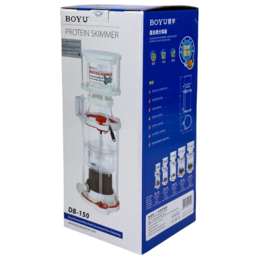 Скиммер протеиновый Boyu DB-150 30W 1000 л/ч для морского аквариума
