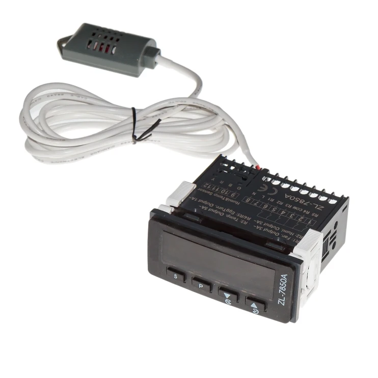 Терморегулятор Lilytech 7850B темп + влажность + 2 таймера