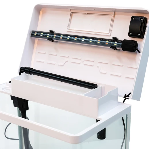 Аквариум Boyu MS-320M 20 л с сенсорным LED светильником и фильтром, белый