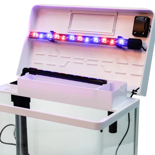 Аквариум Boyu MS-320M 20 л с сенсорным LED светильником и фильтром, белый