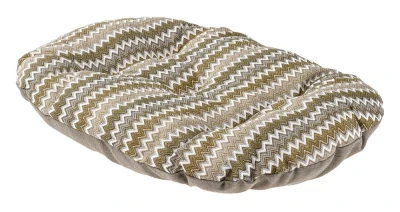 Подушка мягкая Ferplast RELAX 55/4 для собак и кошек. Зиг-заг зеленый