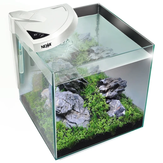 Аквариум Newa More NMO 50W Daylight LED 45 л с фильтром, нагревателем и освещением рассвет-закат, белый NEW VERSION