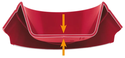 Миска Ferplast MAGNUS 5 - 5 л 1400 г 6.1 мм прочный утяжеленный пластик