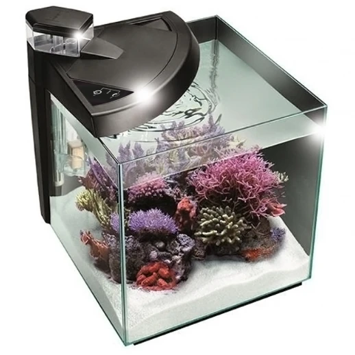 Аквариум Newa More reef NMO 30R Daylight LED, 28 л, с фильтром, скиммером, нагревателем и освещением рассвет-закат, черный NEW VERSION