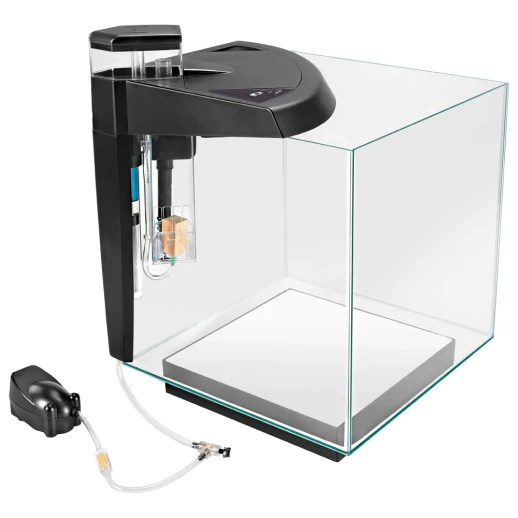 Аквариум Newa More reef NMO 30R Daylight LED, 28 л, с фильтром, скиммером, нагревателем и освещением рассвет-закат, черный NEW VERSION