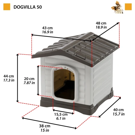 Будка Ferplast DOGVILLA 50 для собак