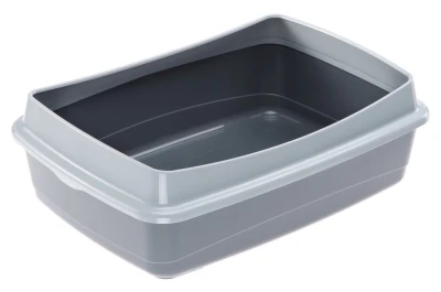 Открытый туалет Ferplast NIP PLUS 20 для кошек со съемным пластиковым бортом