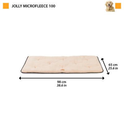 Подстилка Ferplast JOLLY MICROFLEECE 100 коричнево-черная