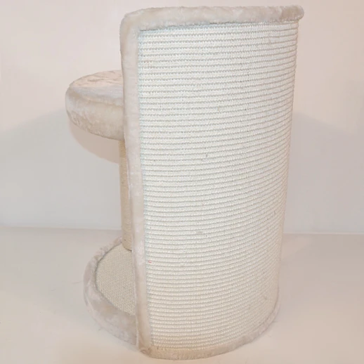 Когтеточка-лежак Pet Choice 40х40х50 см с игрушкой кремовый