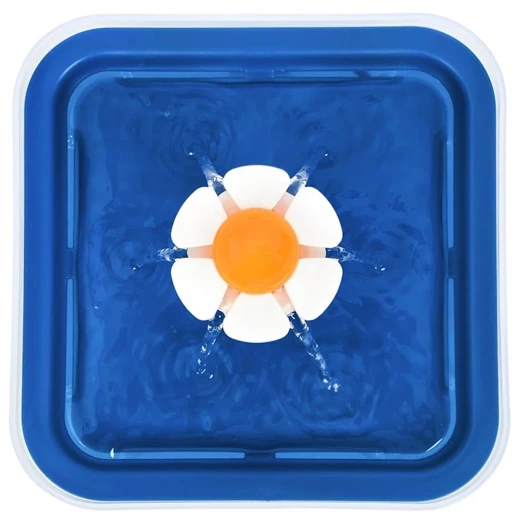 Автопоилка фонтан Petwant PW-109 2 л с подсветкой для кошек и собак синий