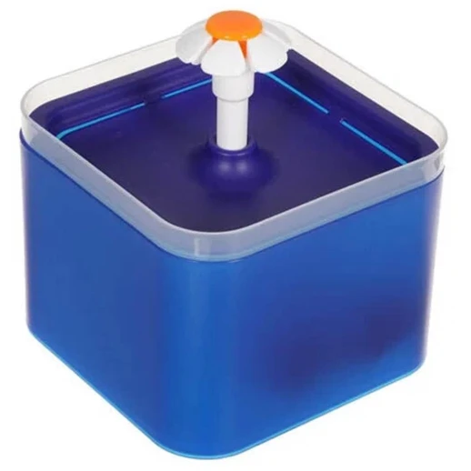 Автопоилка фонтан Petwant PW-109 2 л с подсветкой для кошек и собак синий