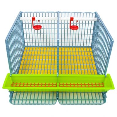 Клетка Cimuka Comfortplast для кур-несушек midi 2 секции высотой по 40 см пластиковая