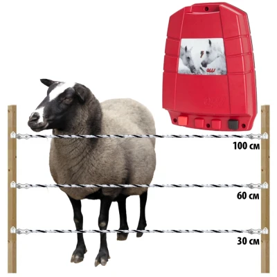 Комплект электропастуха для овец 220В на 500 м