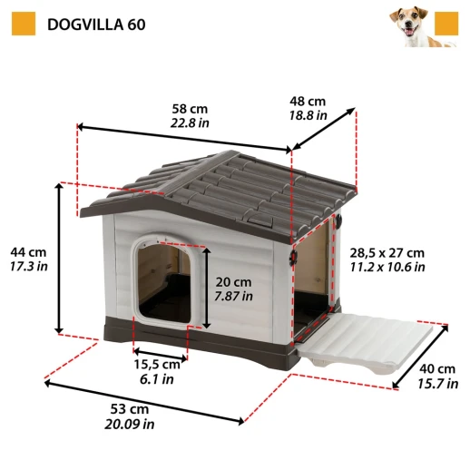 Будка Ferplast DOGVILLA 60 для собак
