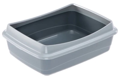 Открытый туалет Ferplast NIP PLUS для кошек со съемным пластиковым бортом