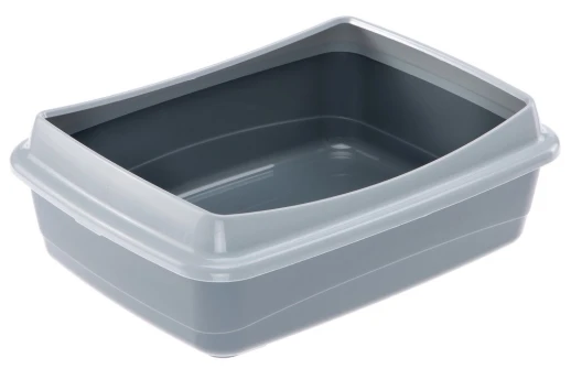 Открытый туалет Ferplast NIP PLUS для кошек со съемным пластиковым бортом