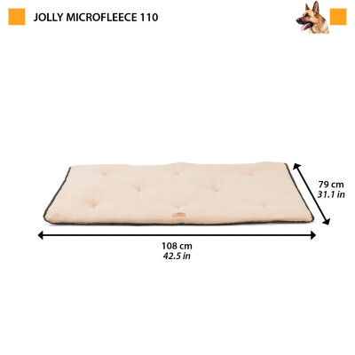 Подстилка Ferplast JOLLY MICROFLEECE 110 бежево-коричневая