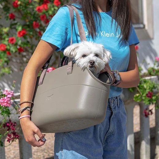 Сумка-переноска Ferplast WITH-ME PRO с сеткой бежевая