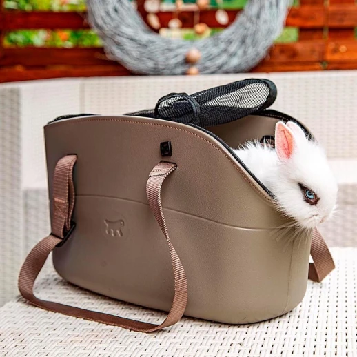 Сумка-переноска Ferplast WITH-ME PRO с сеткой бежевая