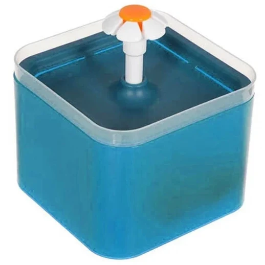 Автопоилка фонтан Petwant PW-109 2 л с подсветкой для кошек и собак зеленый