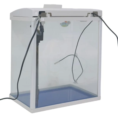 Аквариум Boyu HG-300 панорамный 22 л, LED освещение, дисплей, фильтры, белый