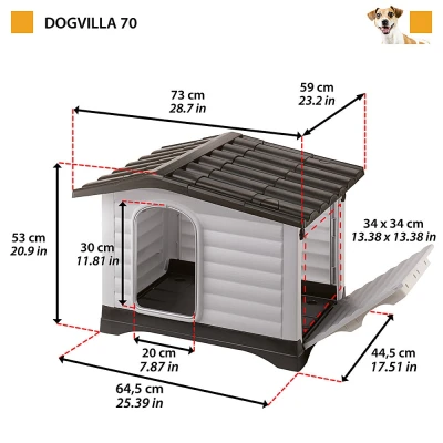 Будка Ferplast DOGVILLA 70 для собак