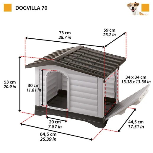 Будка Ferplast DOGVILLA 70 для собак