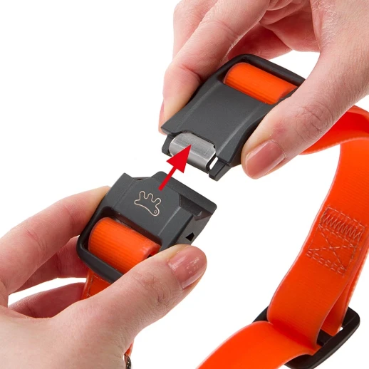 Ошейник Ferplast CLUB REFLEX С15/44 с магнитной застёжкой светоотражающий чёрный