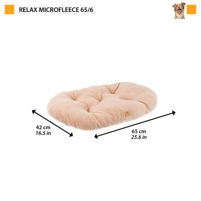 Подушка Ferplast RELAX 65/6 Microfleece темно-зеленая