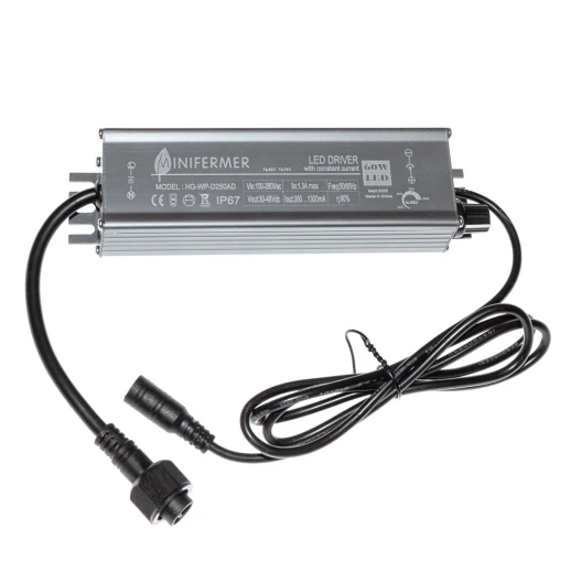 Диммируемый драйвер для Quantum board 350-1300мА 60W IP65