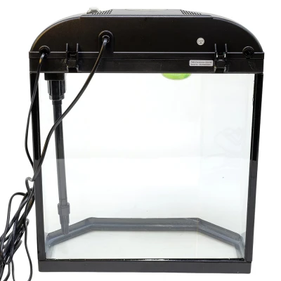 Аквариум Boyu LJ-380 25 л с системой фильтрации и освещением, черный