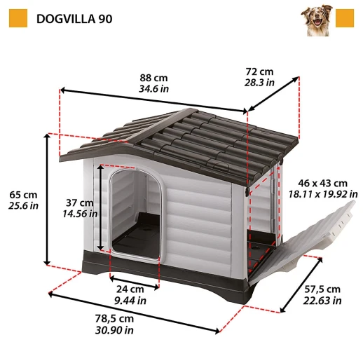 Будка Ferplast DOGVILLA 90 для собак